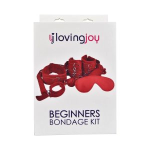 Loving Joy Beginners Bondage Kit Red 8 Piece